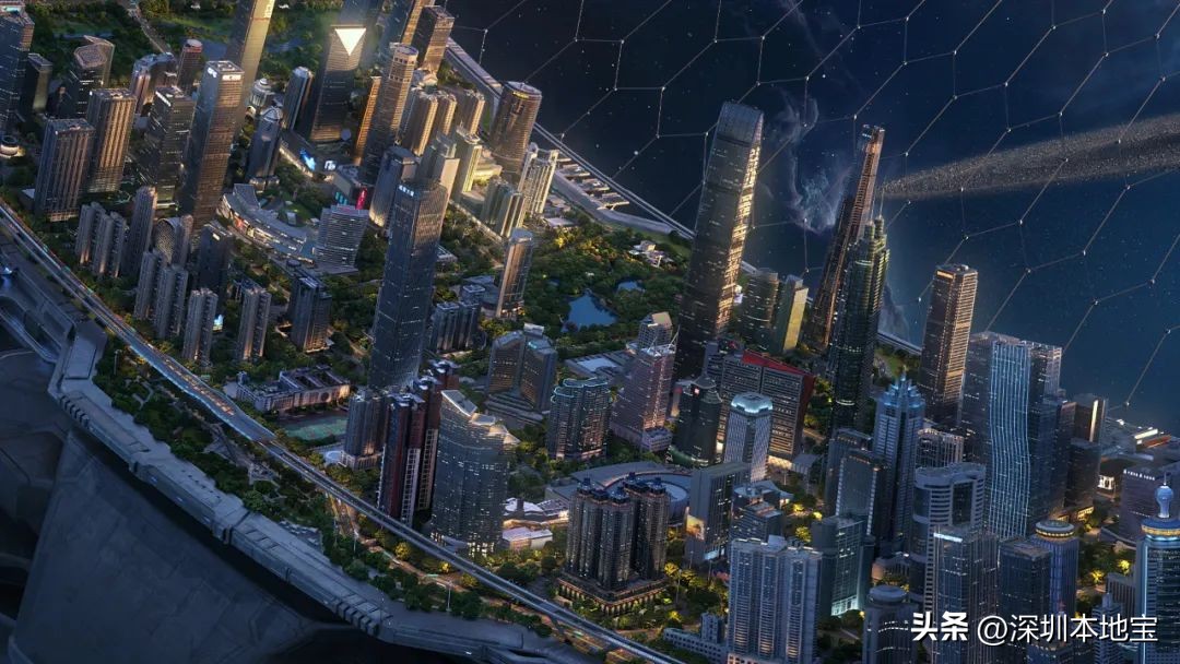 脑洞大开把深圳装进宇宙飞船,把城市移到太空