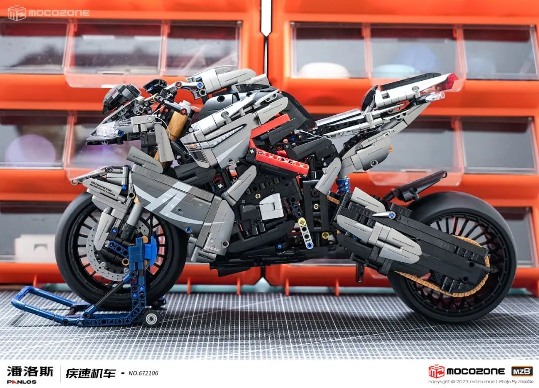 积木摩托车测评,纳扎雷摩托车积木测评