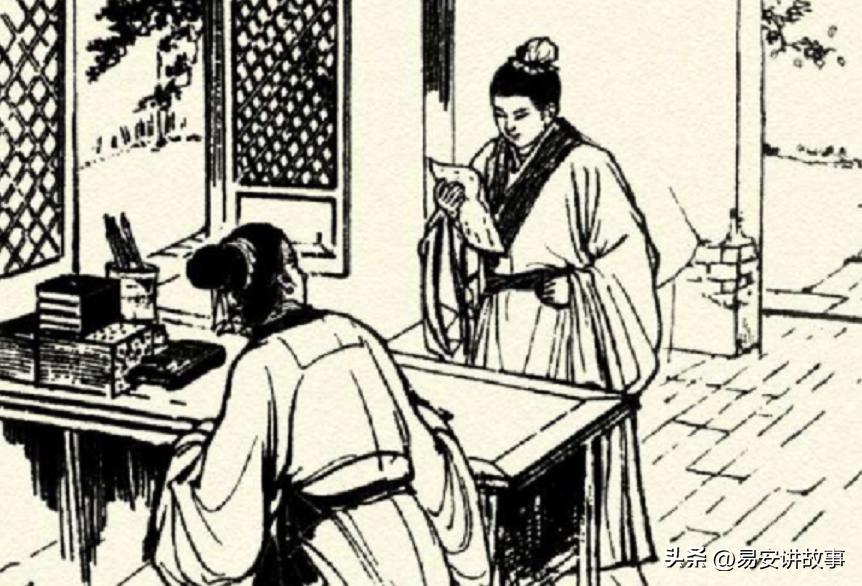 中国民间故事书生插图,民间故事书生画美人