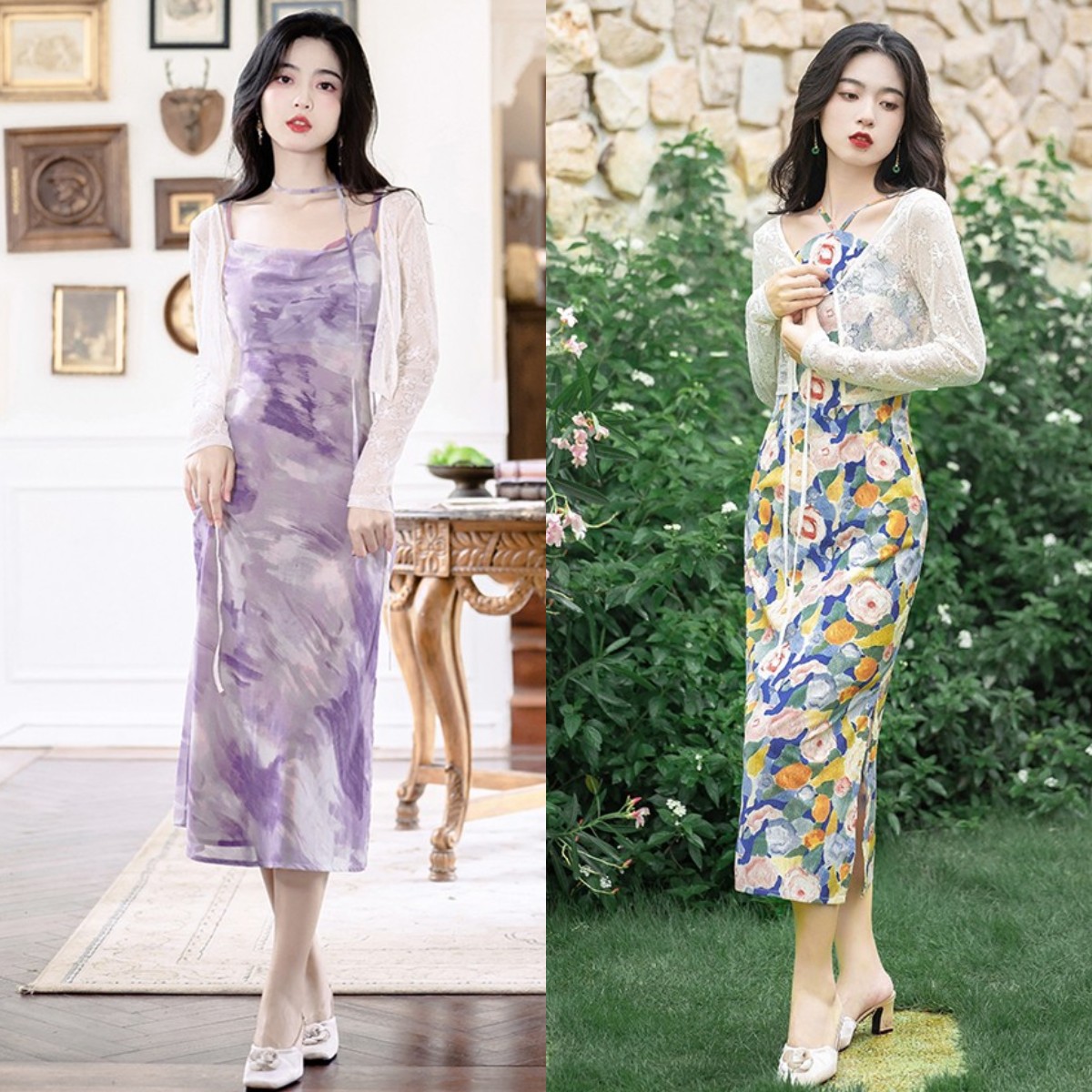 夏天时尚碎花裙,今夏最流行的碎花裙