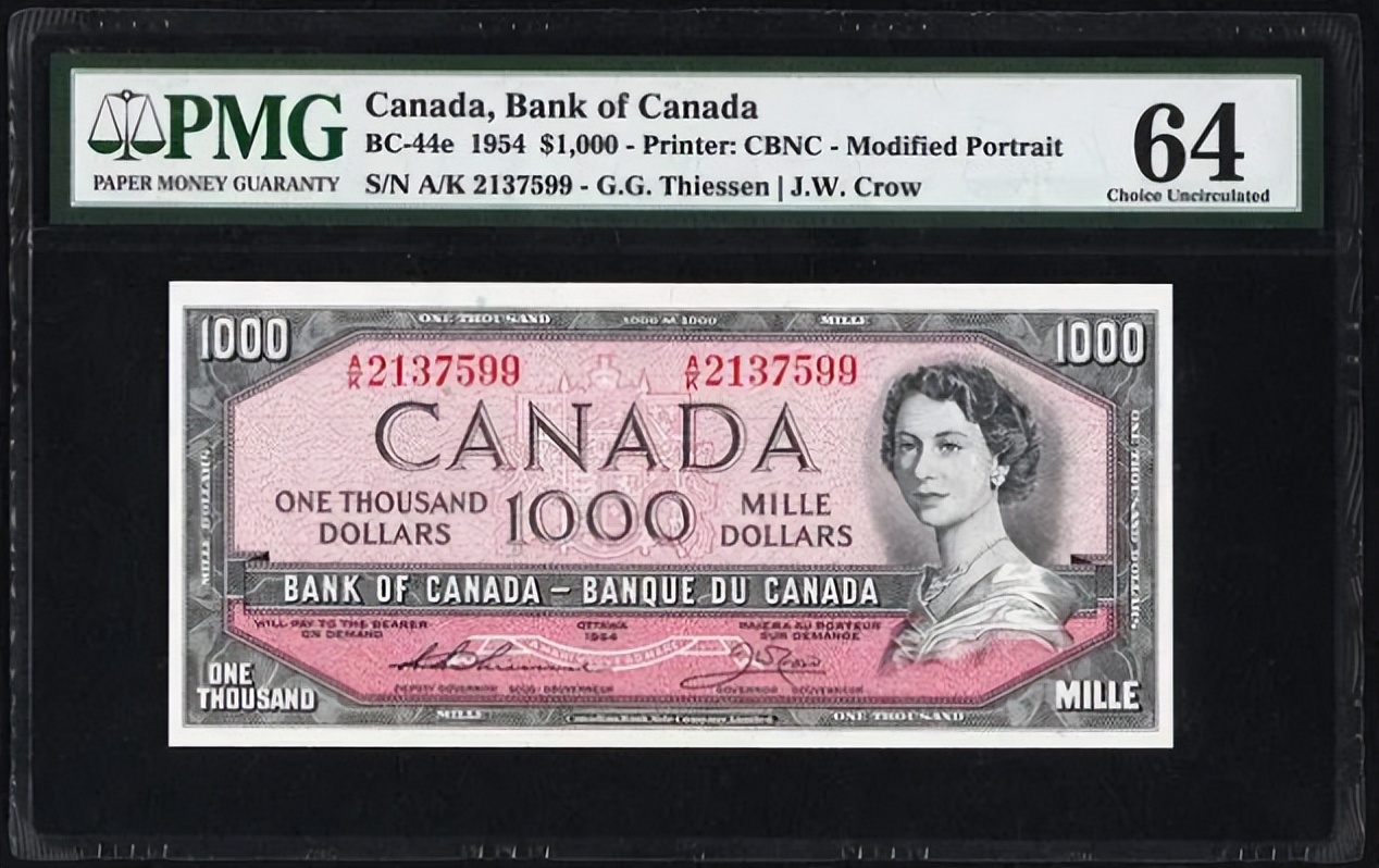 加拿大最大的纸币面额是多少,加拿大纸币2001版的介绍