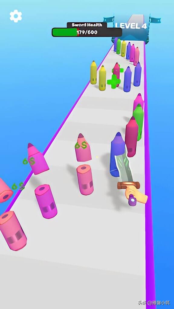 跑酷赚钱，合成升级？锻造手游《SwordMelter》目标融合之剑