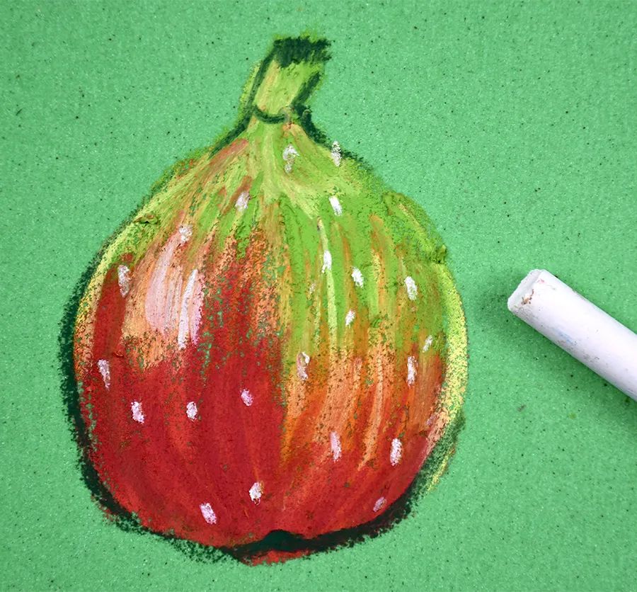 6-12岁儿童油画棒画教程,油画棒水彩结合作品儿童画