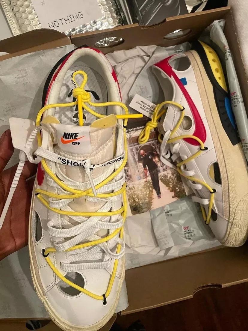 blazerow联名黑色和黄色,owblazerlow联名