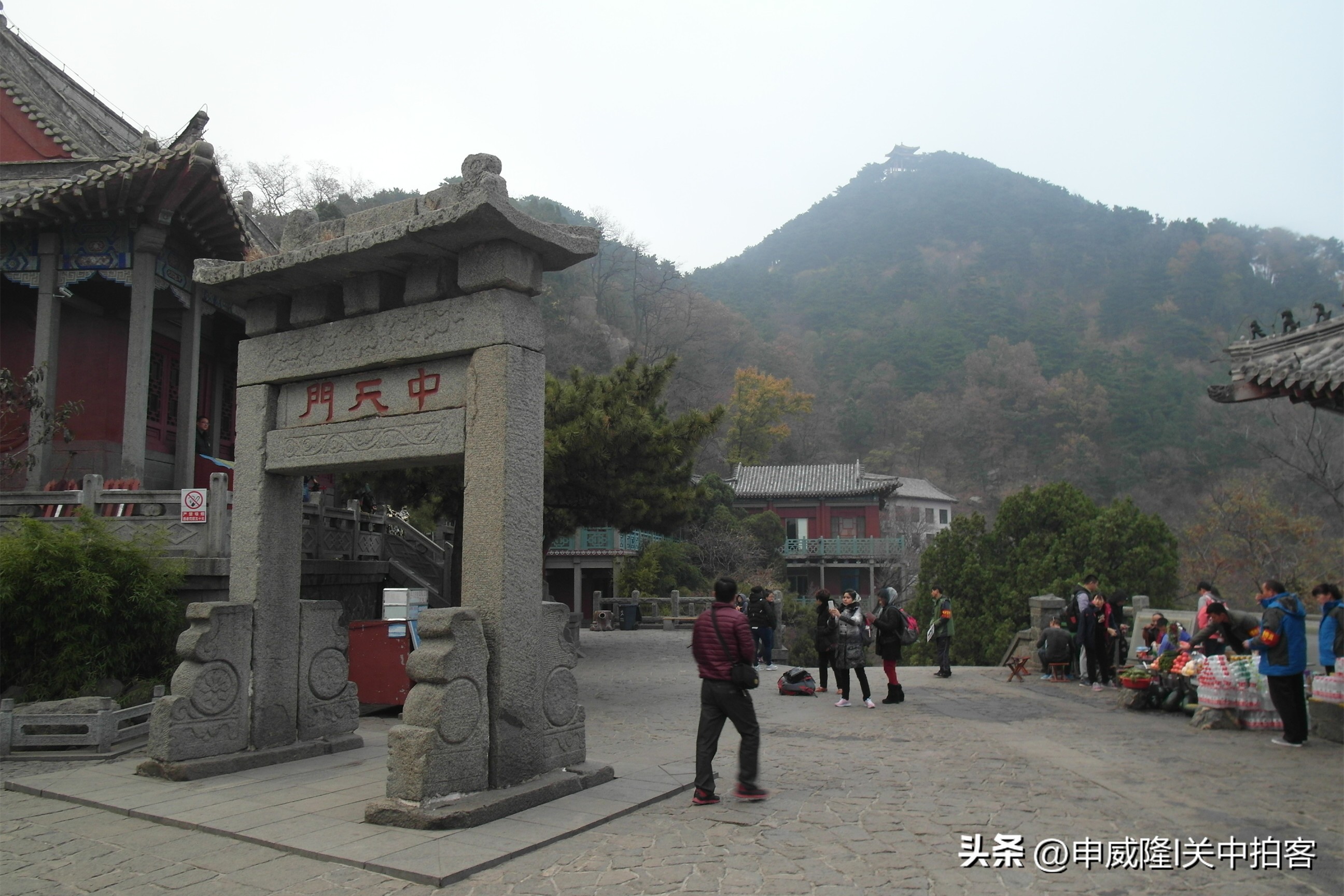 登泰山玉皇顶风景,登泰山顶看美景