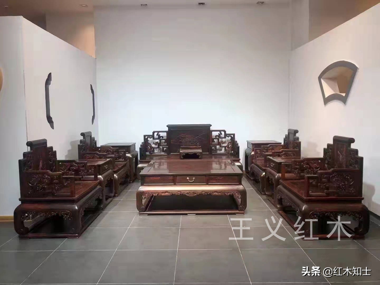 大红酸枝沙发最好的款式,大红酸枝明式简约沙发