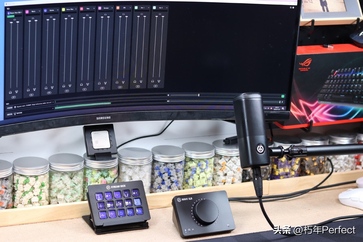 麦克风声卡套装直播,主播无线麦克风声卡套装