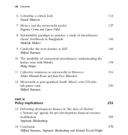 《全球小额*款贷**的兴衰：发展、债务和幻灭》读书笔记