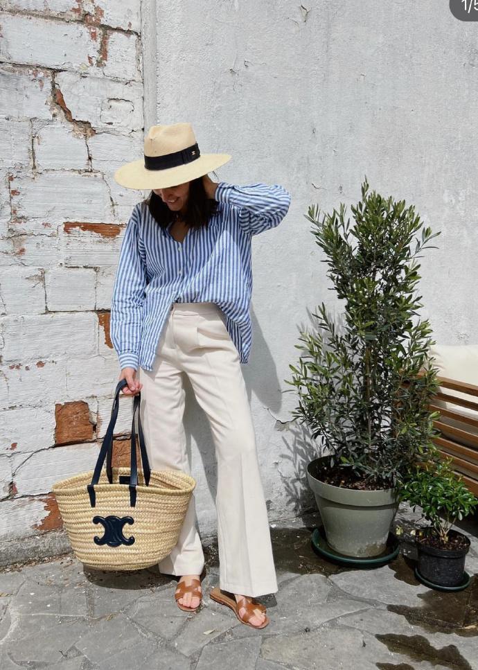 宽松垂直感白衬衣怎么穿出高级感,白衬衣在秋冬要怎么穿才时髦呢