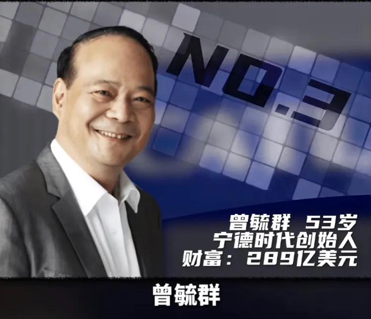 2023年中国最有钱的10大富豪,中国最新全部十大富豪排名