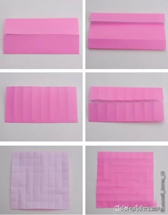 一张纸可以折一朵花,一张纸就可以叠的玫瑰花