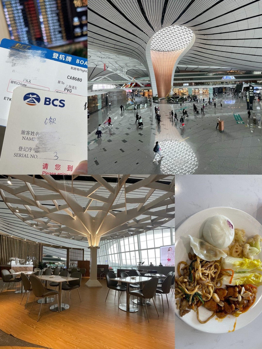 PKX/PVG/FRA/SZG，CA/MU/HU，公务舱及休息室体验评测