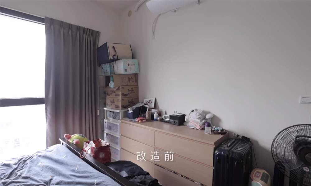 小两口用3天时间，将13㎡杂乱卧室变成森系风，网友：心服口服