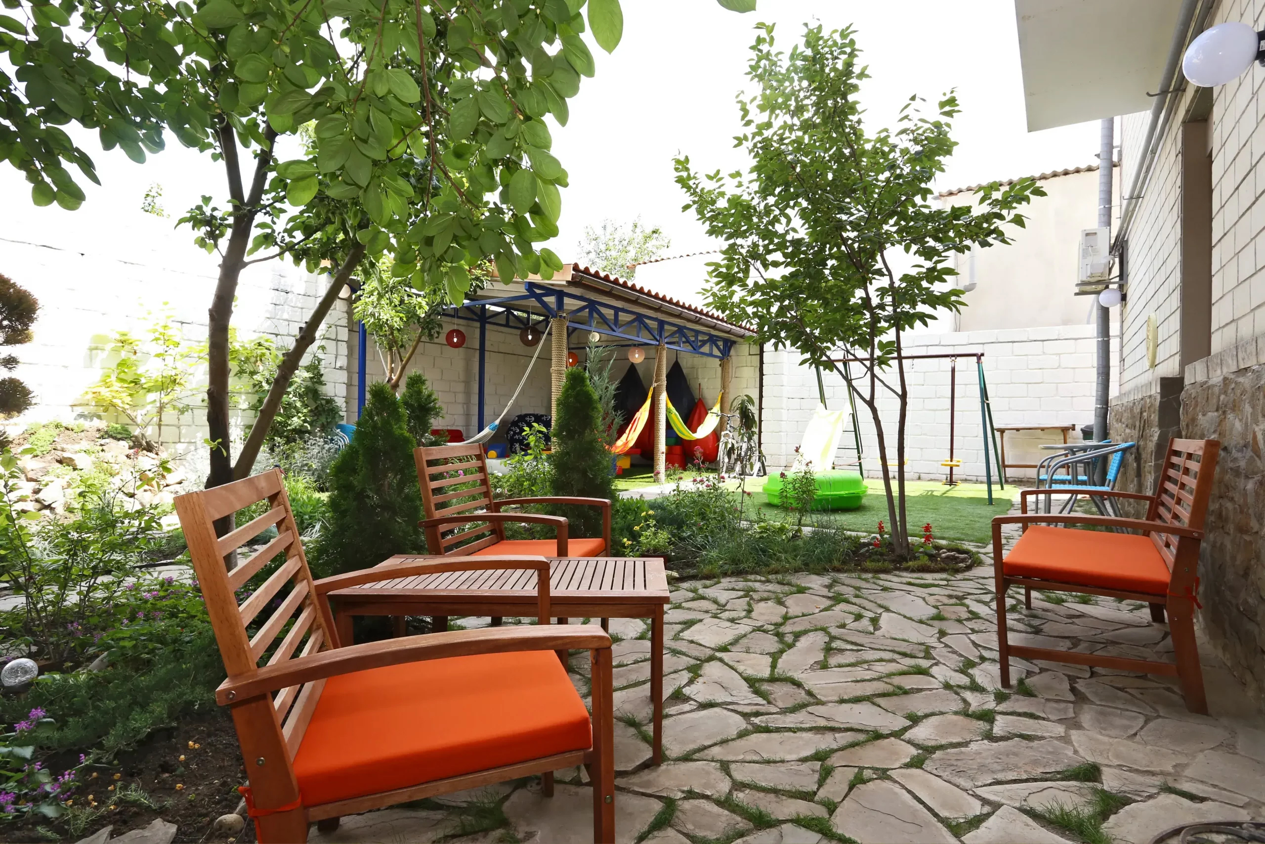 最舒服简单的农家小院,自建房三开间农家小院布局