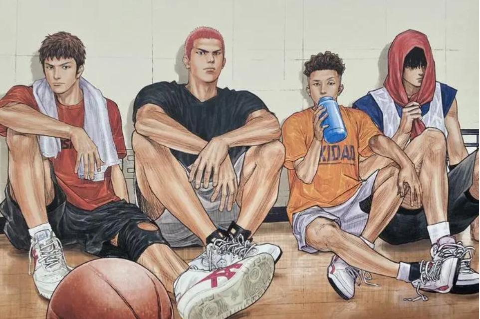 灌篮高手全国大赛湘北全员图片,灌篮高手上映海报