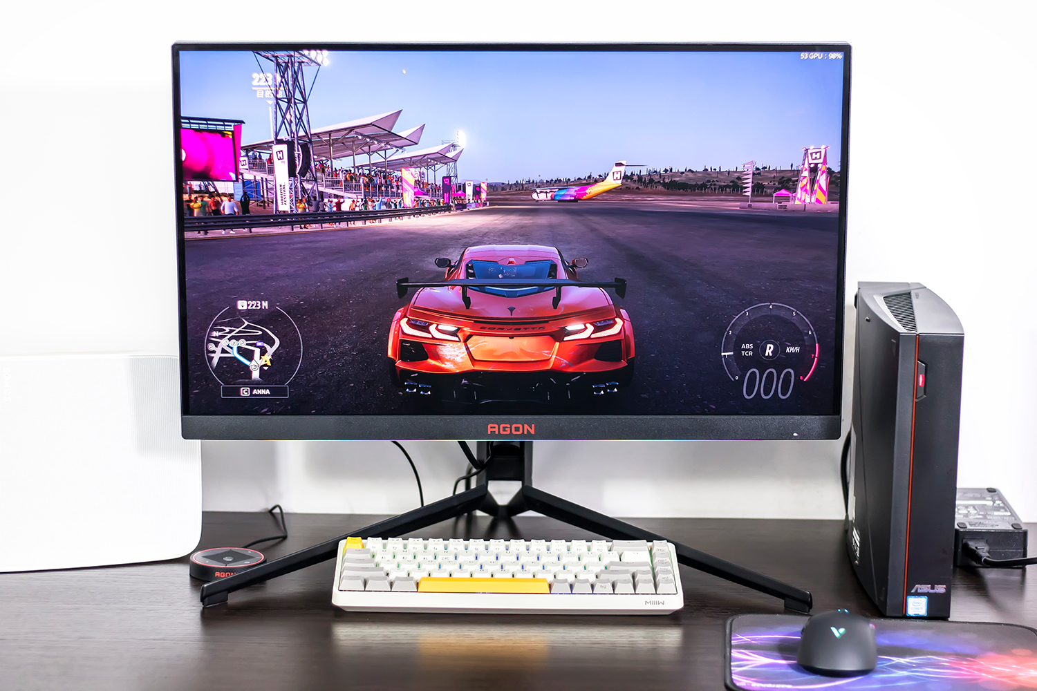 aoc显示器ag274qs吃鸡测试,agonag274uxp显示器测评