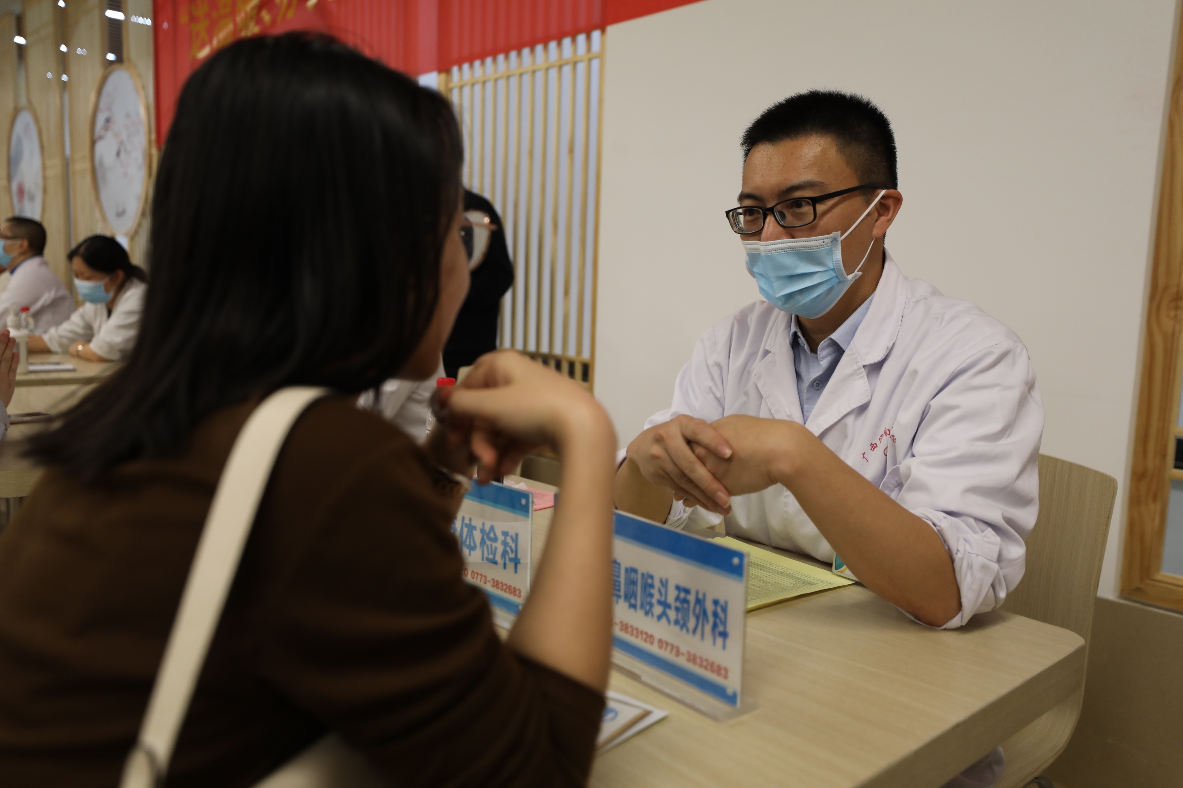 南溪山医院送健康进单位第49站走进桂林长海发展有限公司