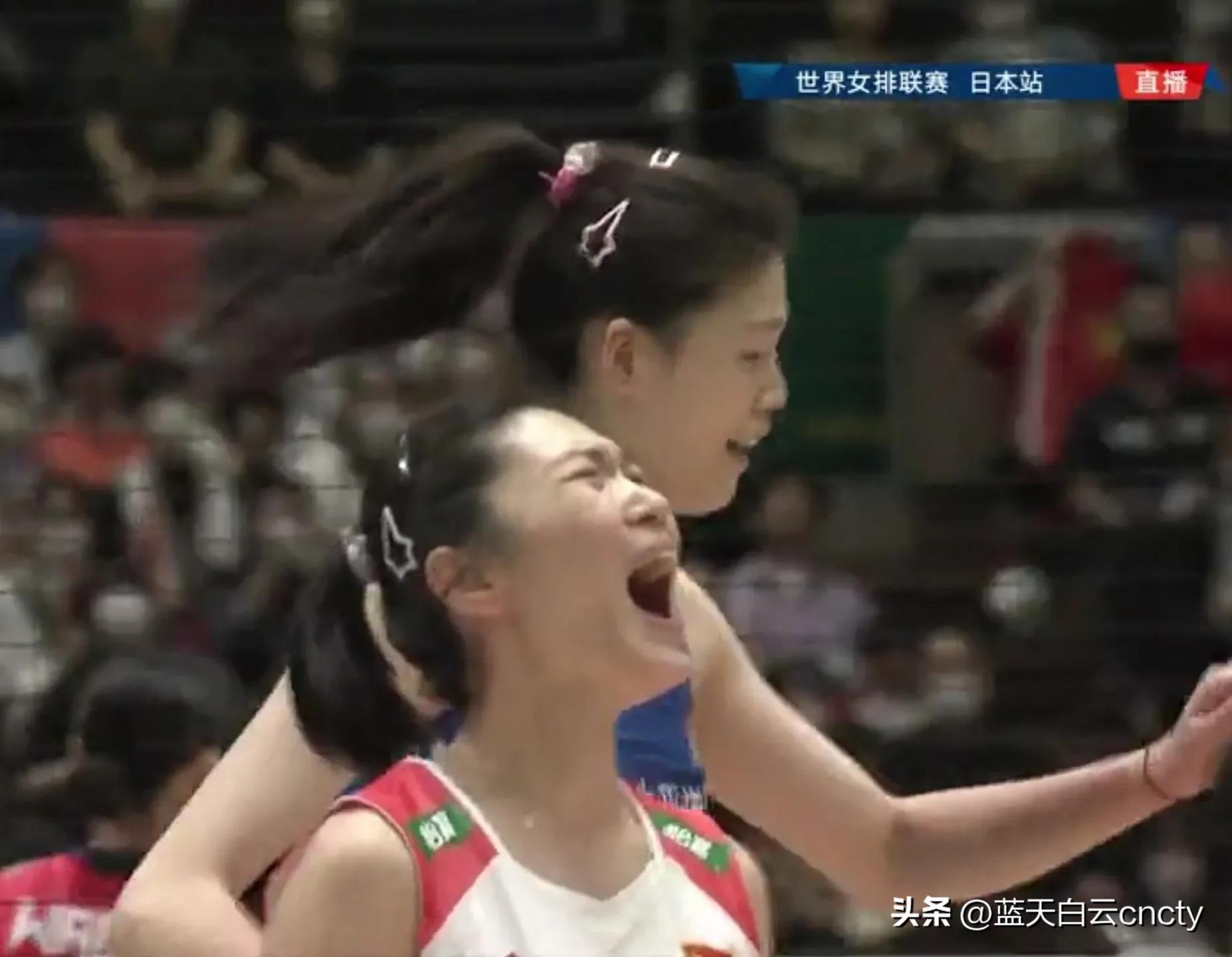 大快人心的比赛,4连胜世联赛中国女排3-0横扫日本