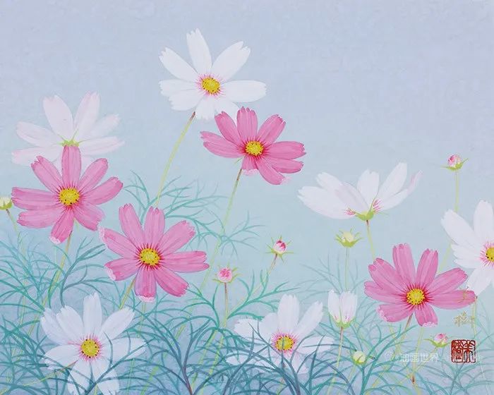 野地美树子手绘油画,日本画家奈良美智作品图