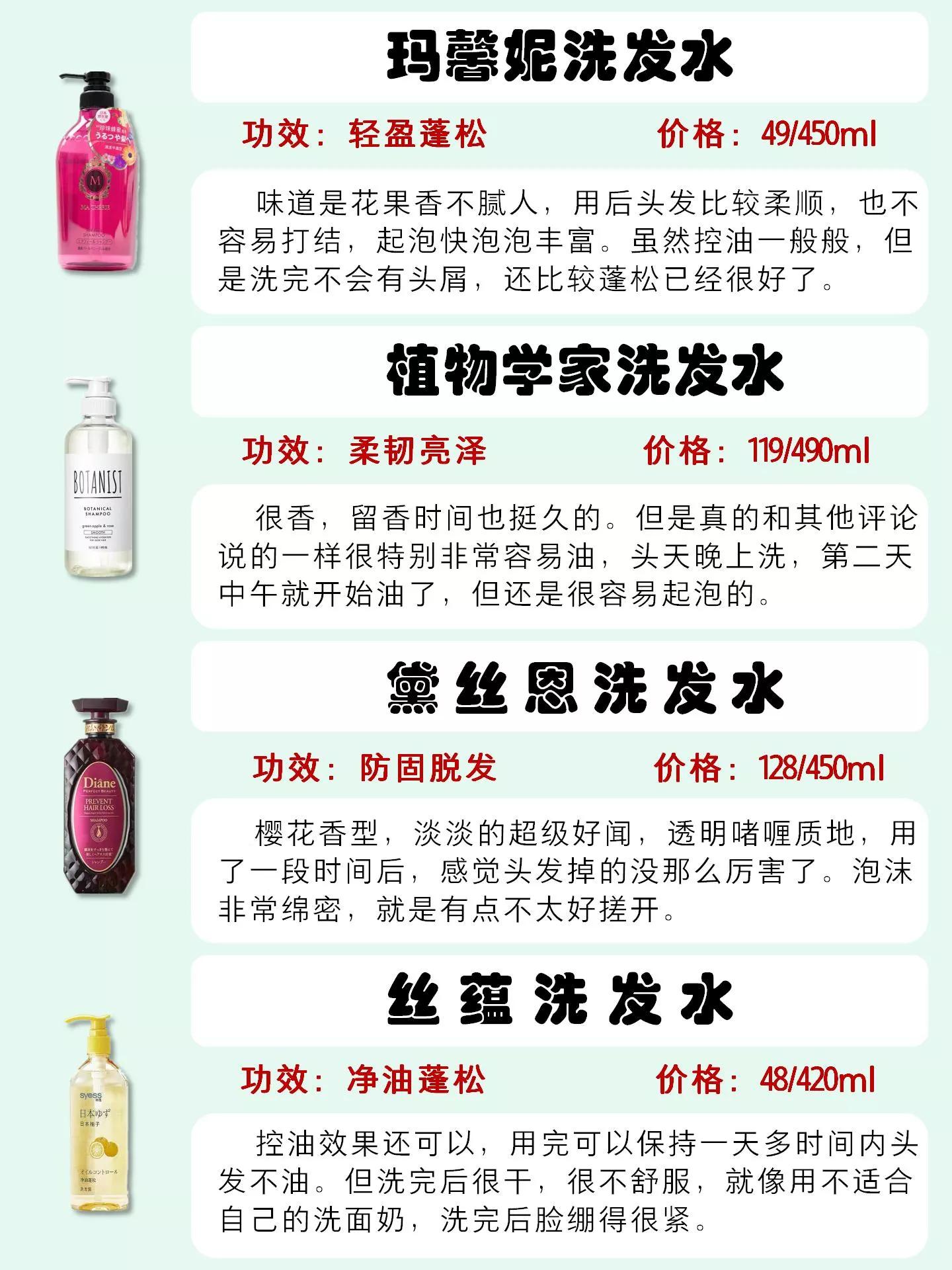 中国公认十大好用洗发水大曝光,十大公认最好用洗发水