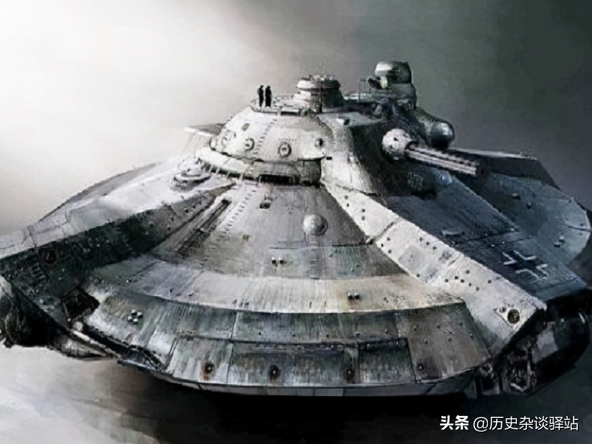 二战纳粹德国黑科技外星飞碟,二战德国ufo超光速飞船