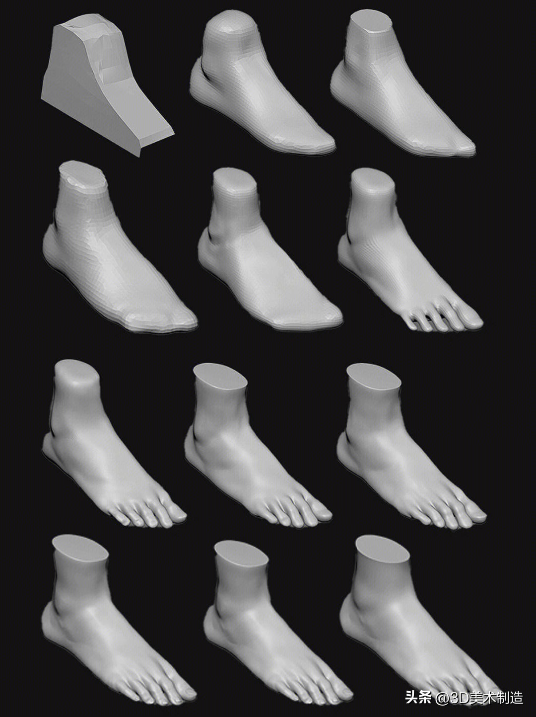 ZBrush简单模型雕刻,zbrush简单动物模型