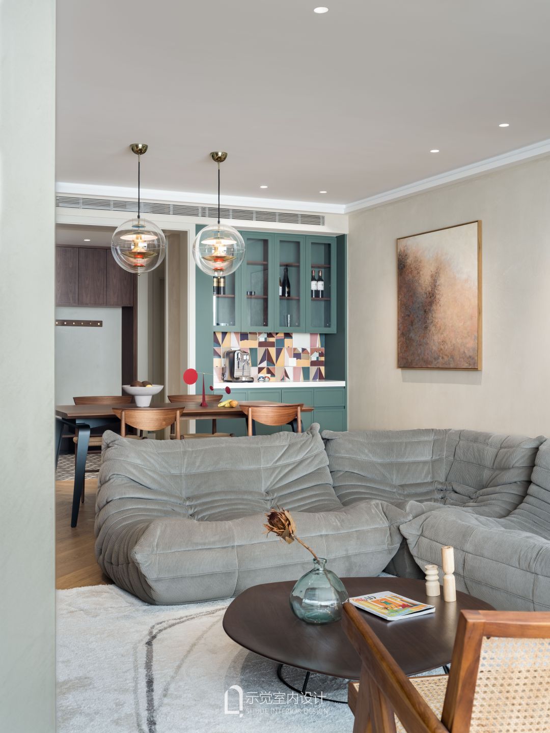 130平艺术感私宅设计图,低调有质感的私宅设计