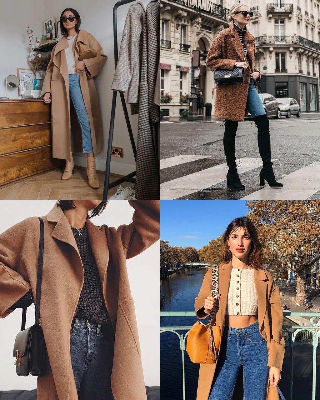 fsgfreedomsoluble驼色大衣,秋冬驼色大衣