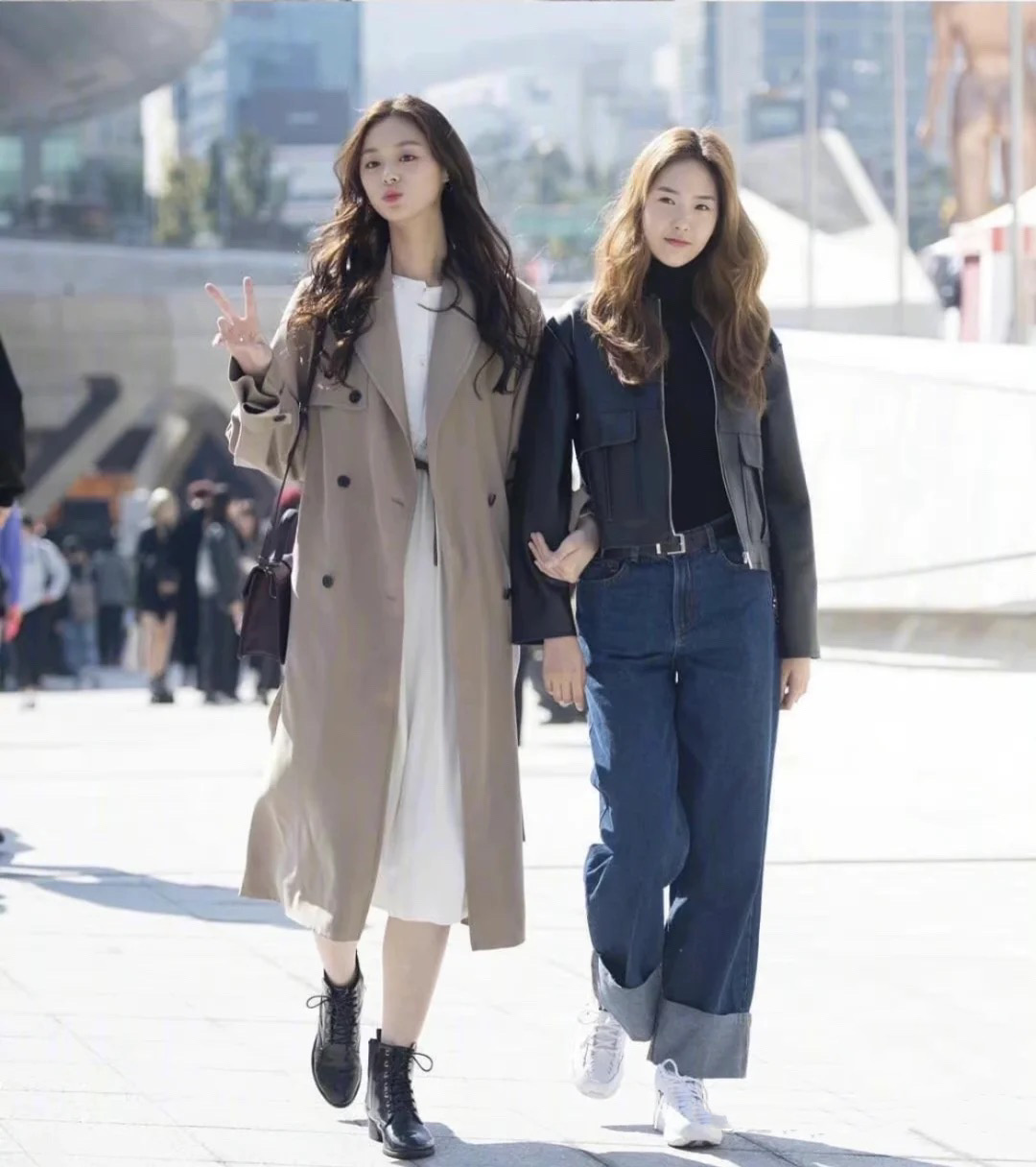 韩国最流行女生冬季穿搭,韩国穿搭ins时尚博主秋冬穿搭