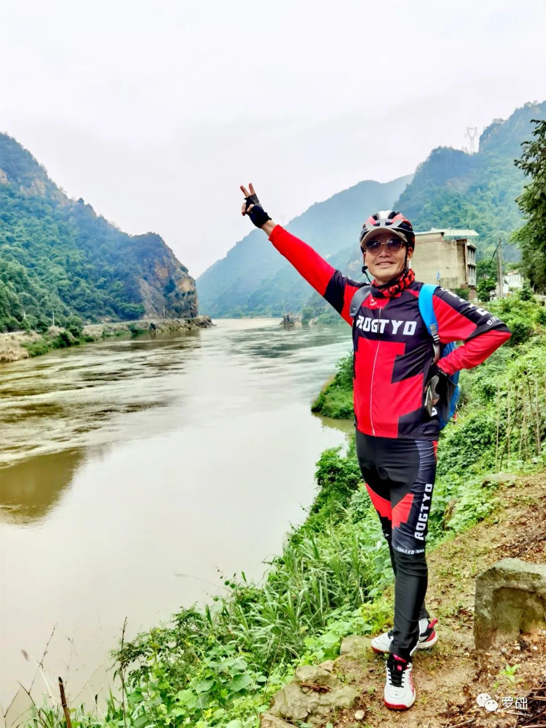 冒雨骑游资江小三峡·板竹山·望云寺观风景