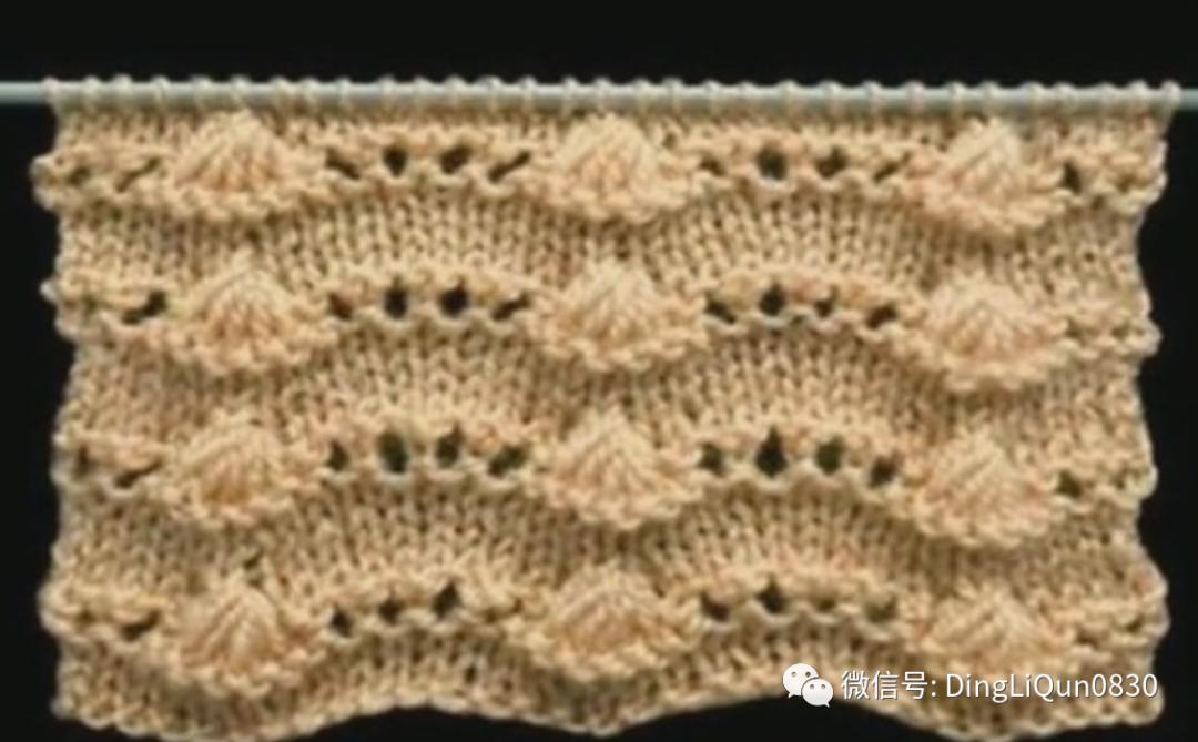 500个毛衣花样完整大平针版,毛衣华夫针花型图案大全