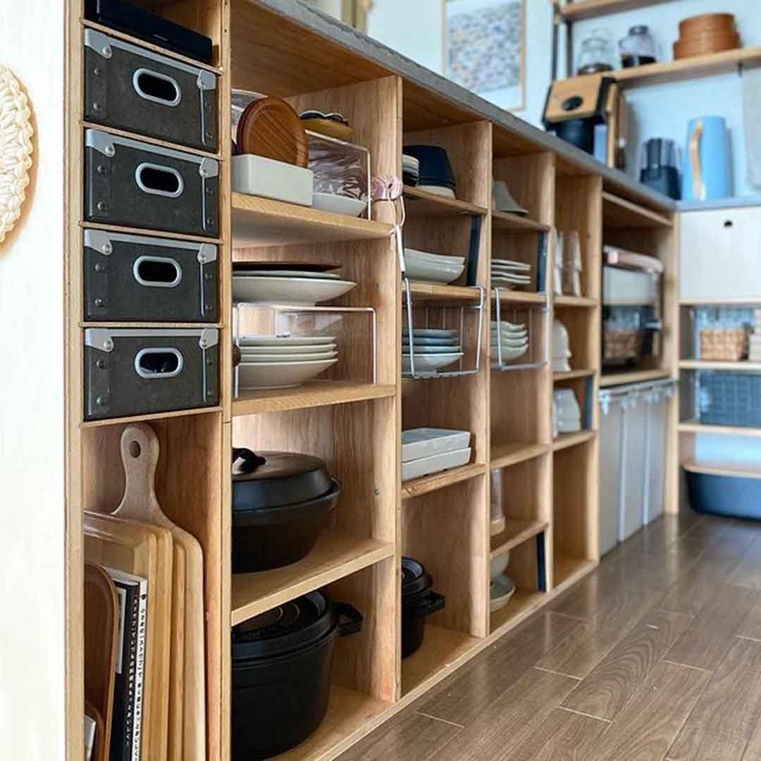 日本博主的宝藏厨房，丧心病狂的整齐！颜值爆裂，收纳力也惊人