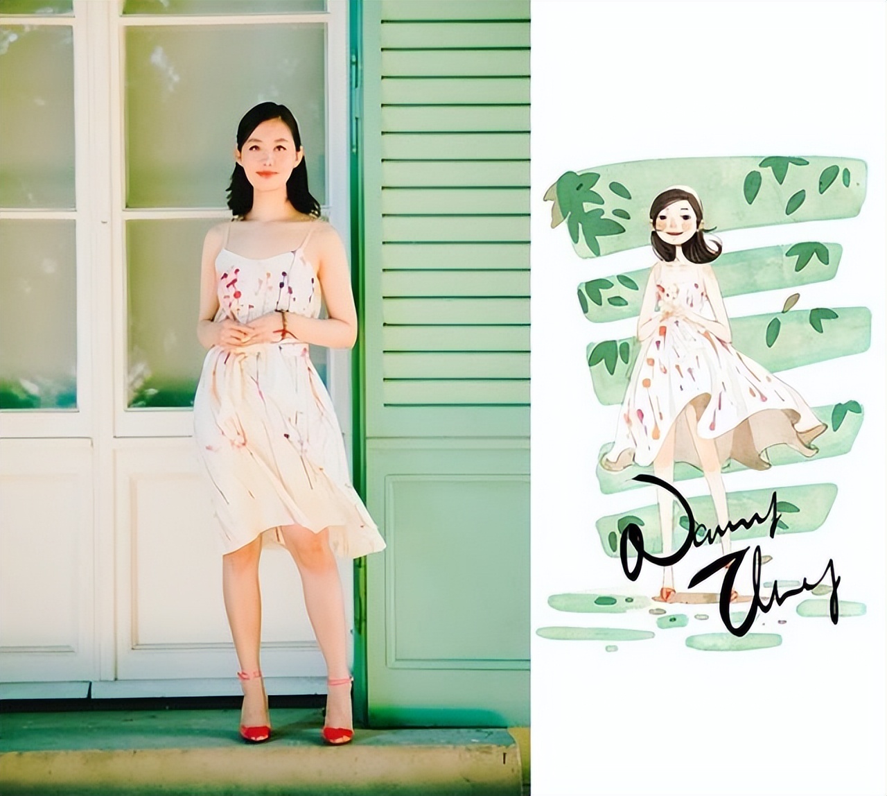 刘诗诗彩色铅笔画,刘诗诗立体画