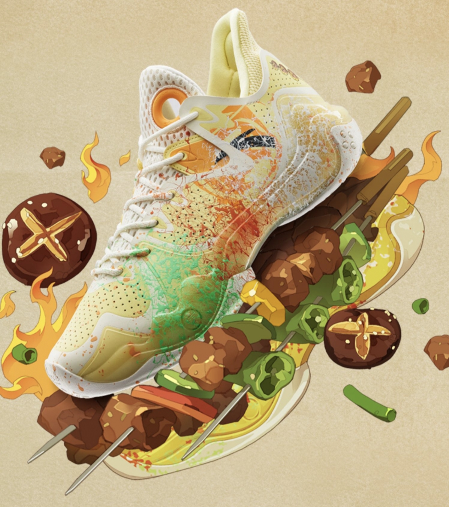 安踏狂潮四新年配色,安踏狂潮四配色上脚