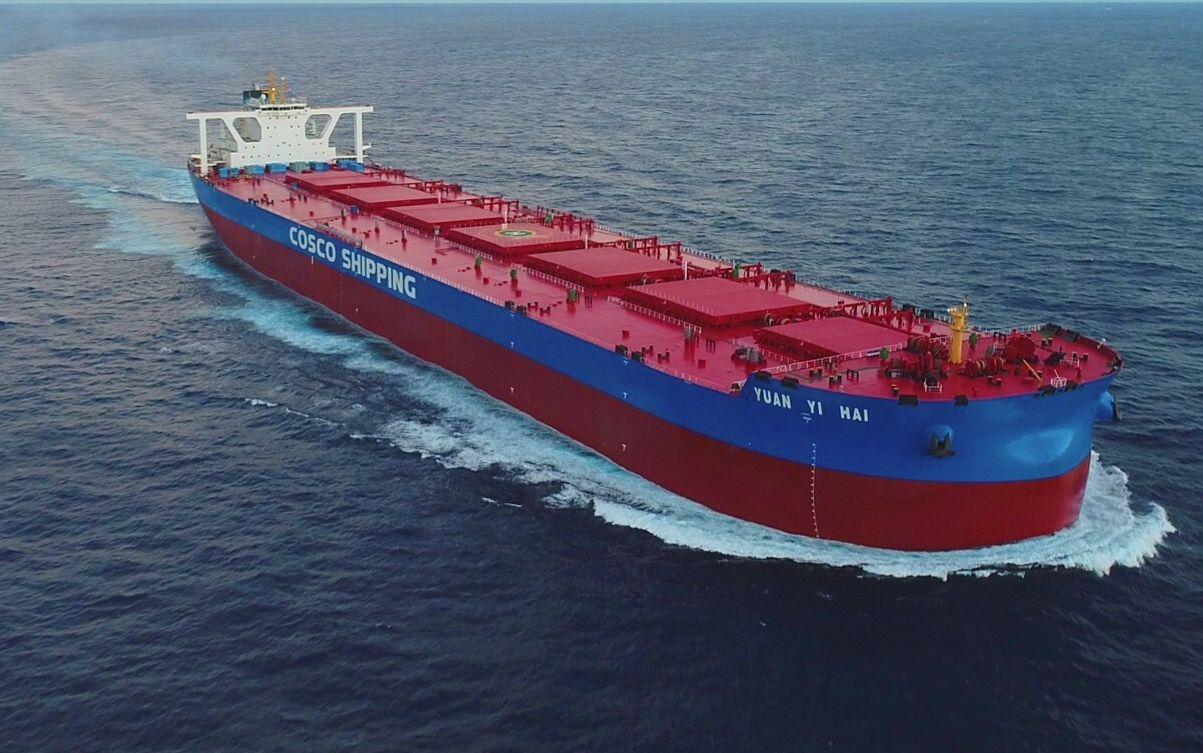 中国建造最大矿砂船,世界上最大的十艘矿砂船