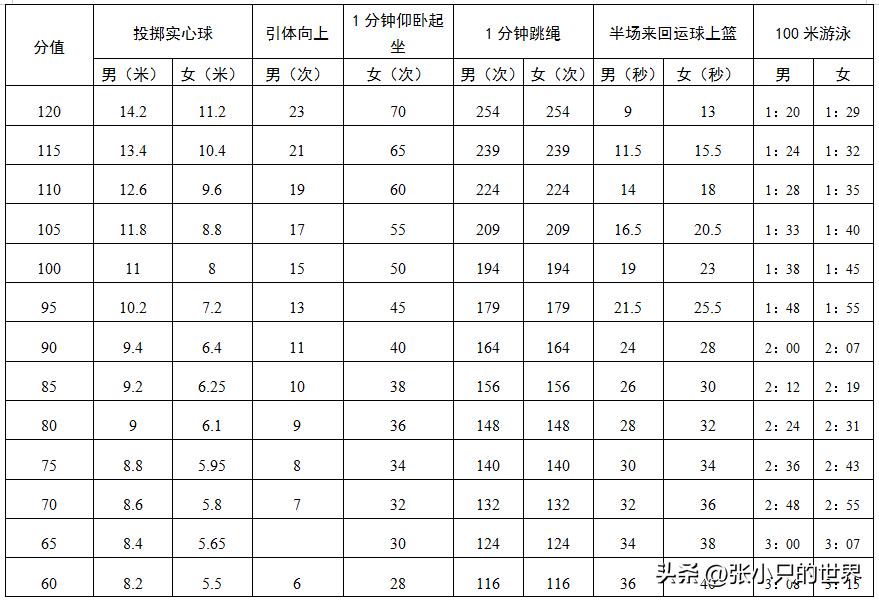 深圳市中考计分方式,深圳中考体考四项评分标准