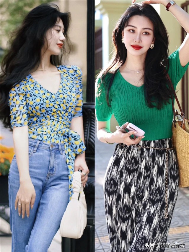 如今流行这样穿洋气显瘦立竿见影,好看又显瘦的衣服穿搭