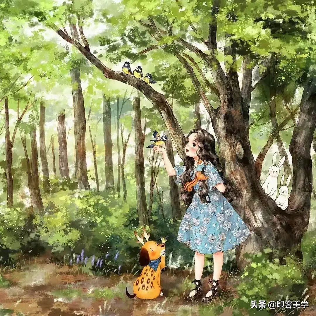 小众插画头像,分享给大家一组我的原创插画头像