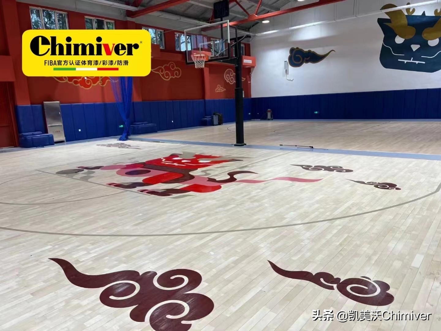 篮球馆木地板logo,篮球馆木地板定制尺寸