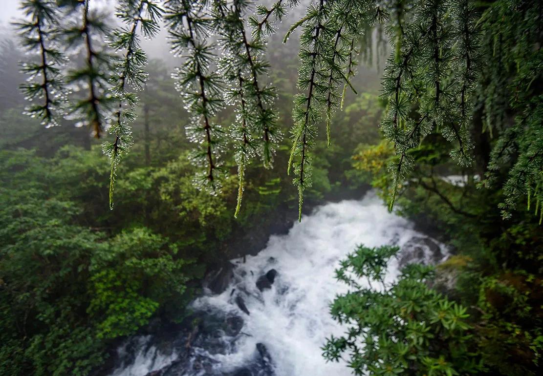 木格措对比木雅圣地海拔,四川木格措雪山草甸湖泊