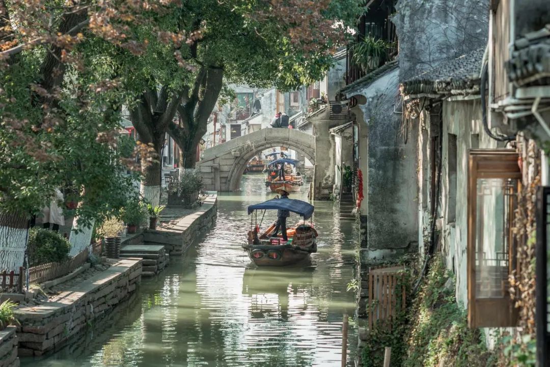 中国第一水乡周庄美景图片,苏州古镇周庄中国第一水乡