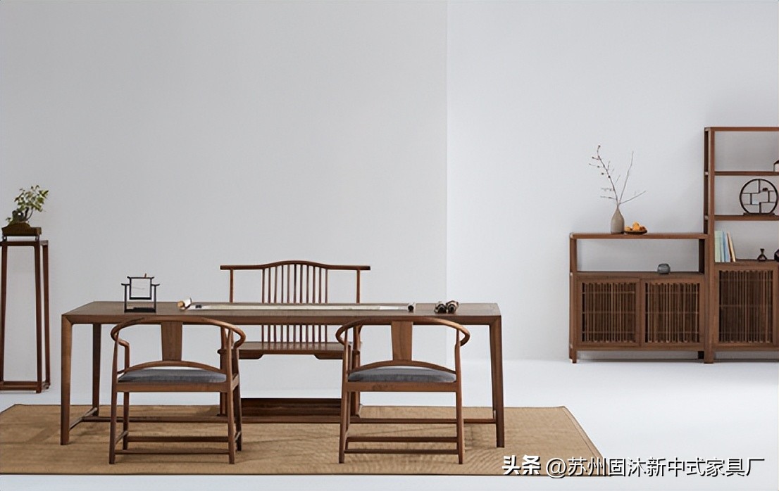 家具是原木风格治愈系小户型,原木家具现代简约风