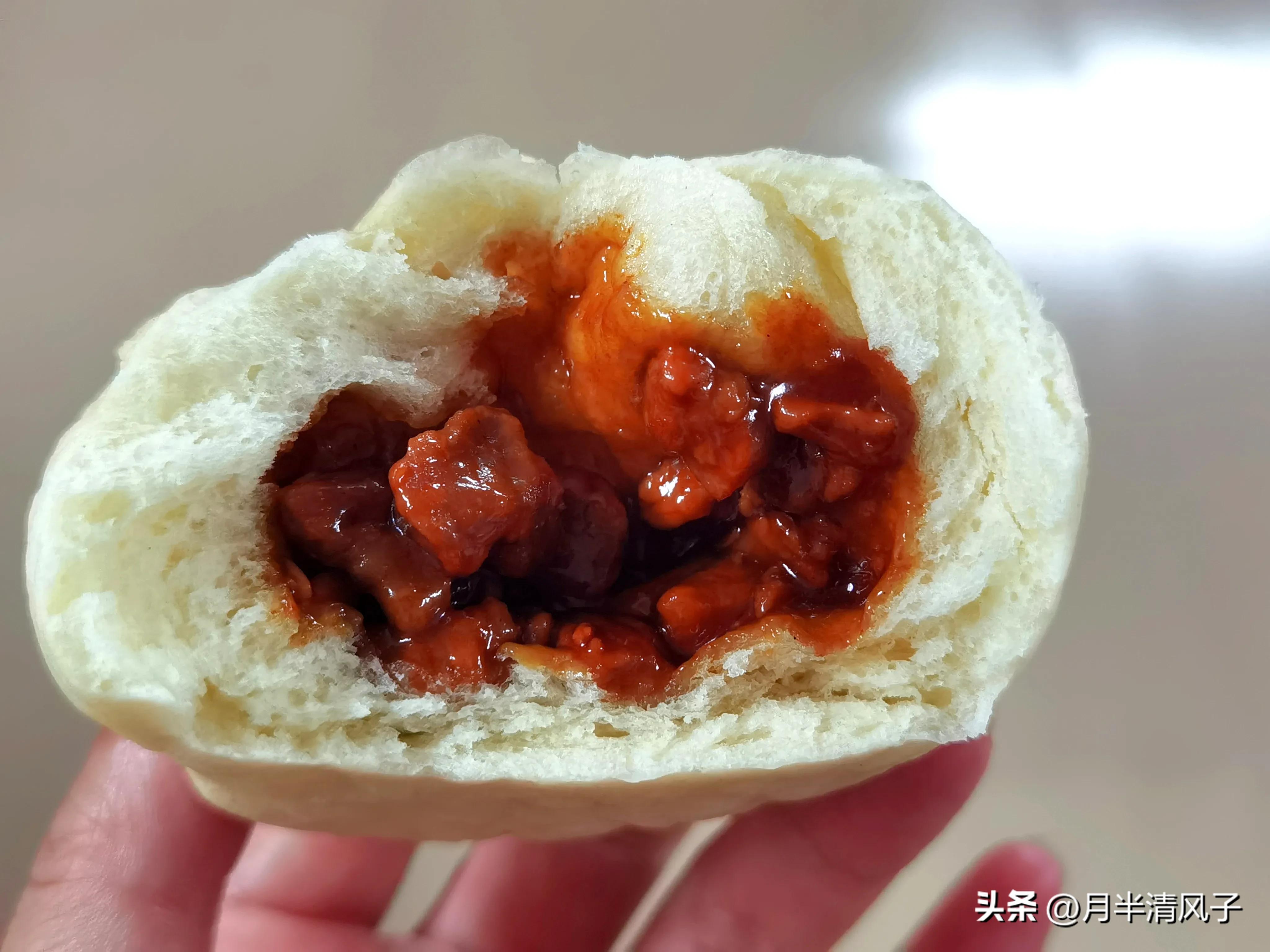 爆汁叉烧包做法视频,第一次做爆汁叉烧包和刀切馒头