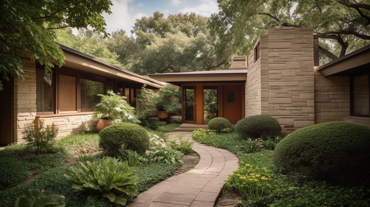 具有美感与设计感房屋,房屋中世纪风格