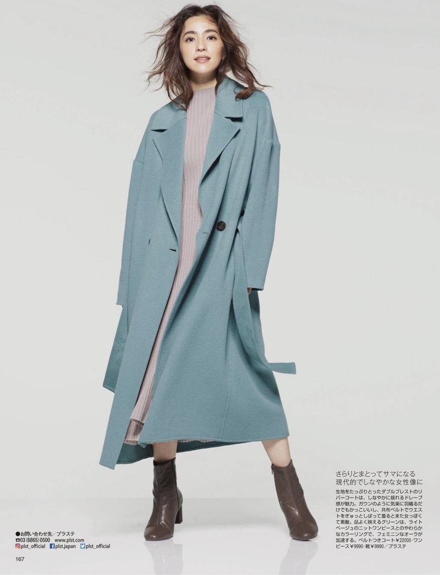 大衣搭配秋冬穿搭全套,日本女士大衣穿搭法