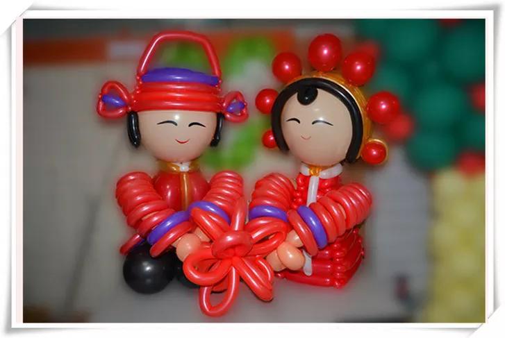 魔术气球娃娃造型教程,魔术气球造型的简单做法