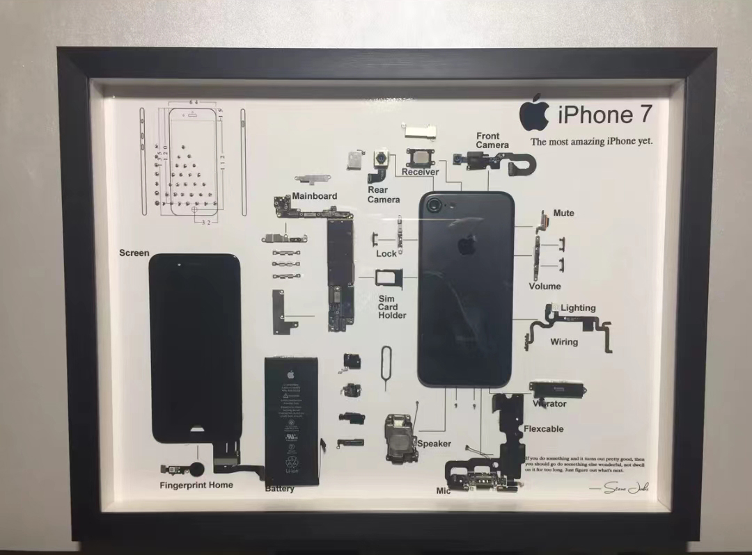 苹果废旧手机拆解,把旧iphone拆出来