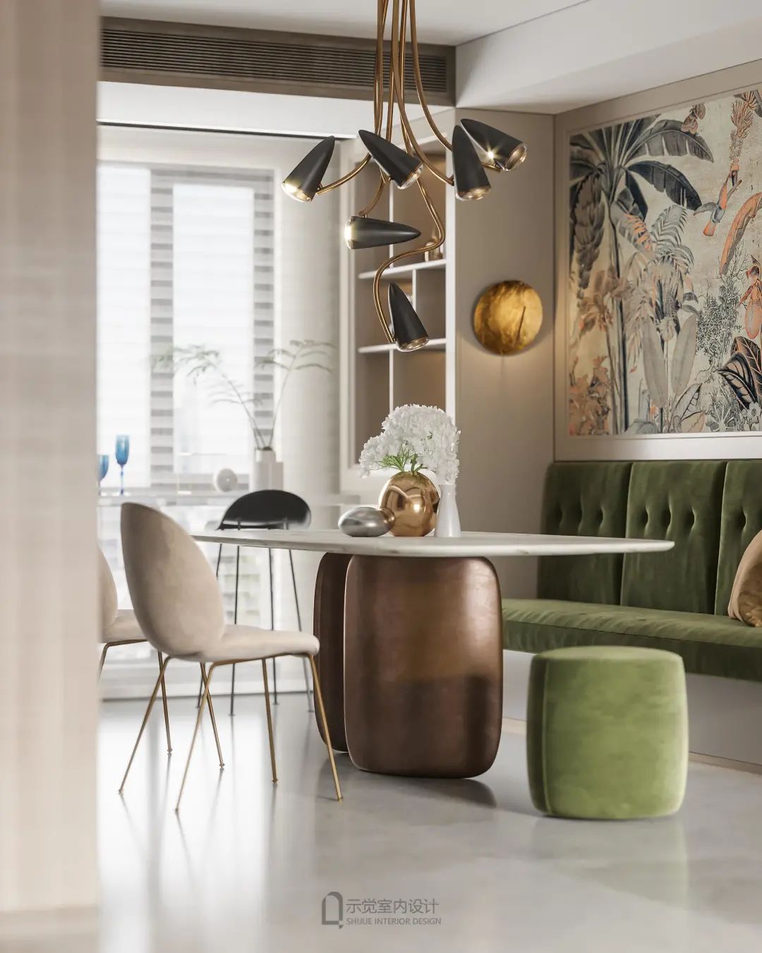 示觉设计|两套西康路989精装房改造，上演着不同“家”的艺术碰撞