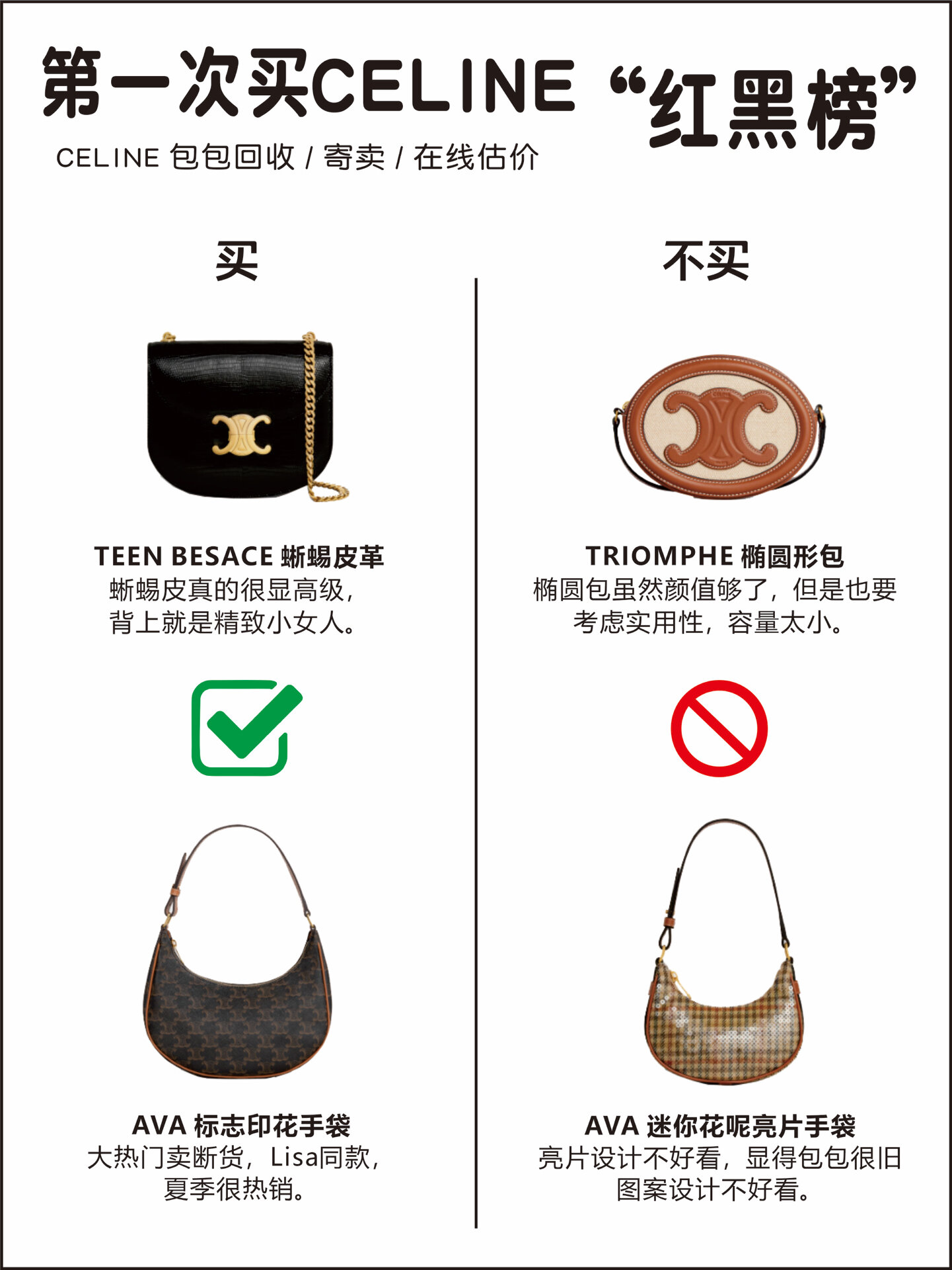 celine最值得买的款式,第一次买lotia推荐买什么
