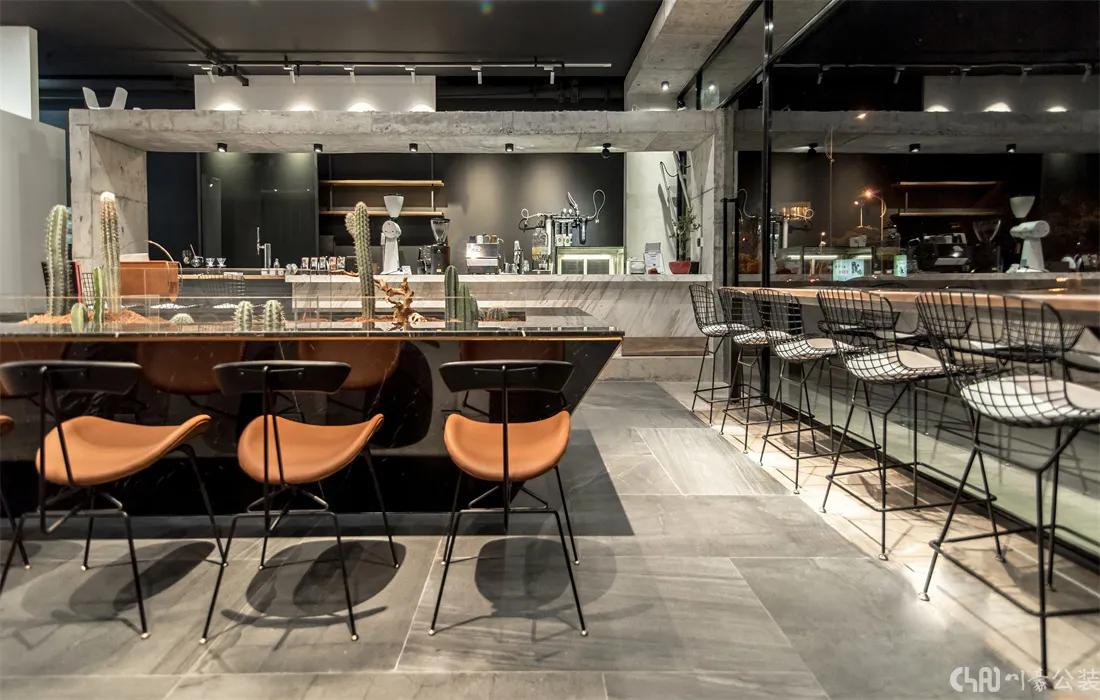 复古工业风咖啡馆装修,极简工业风咖啡馆设计